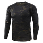 SYV Long Sleeve Shirt - Dark Green Camo Elevated I - Seek Your Vision