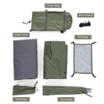 SYV 2P Tent - Army Green Elevated I - Seek Your Vision